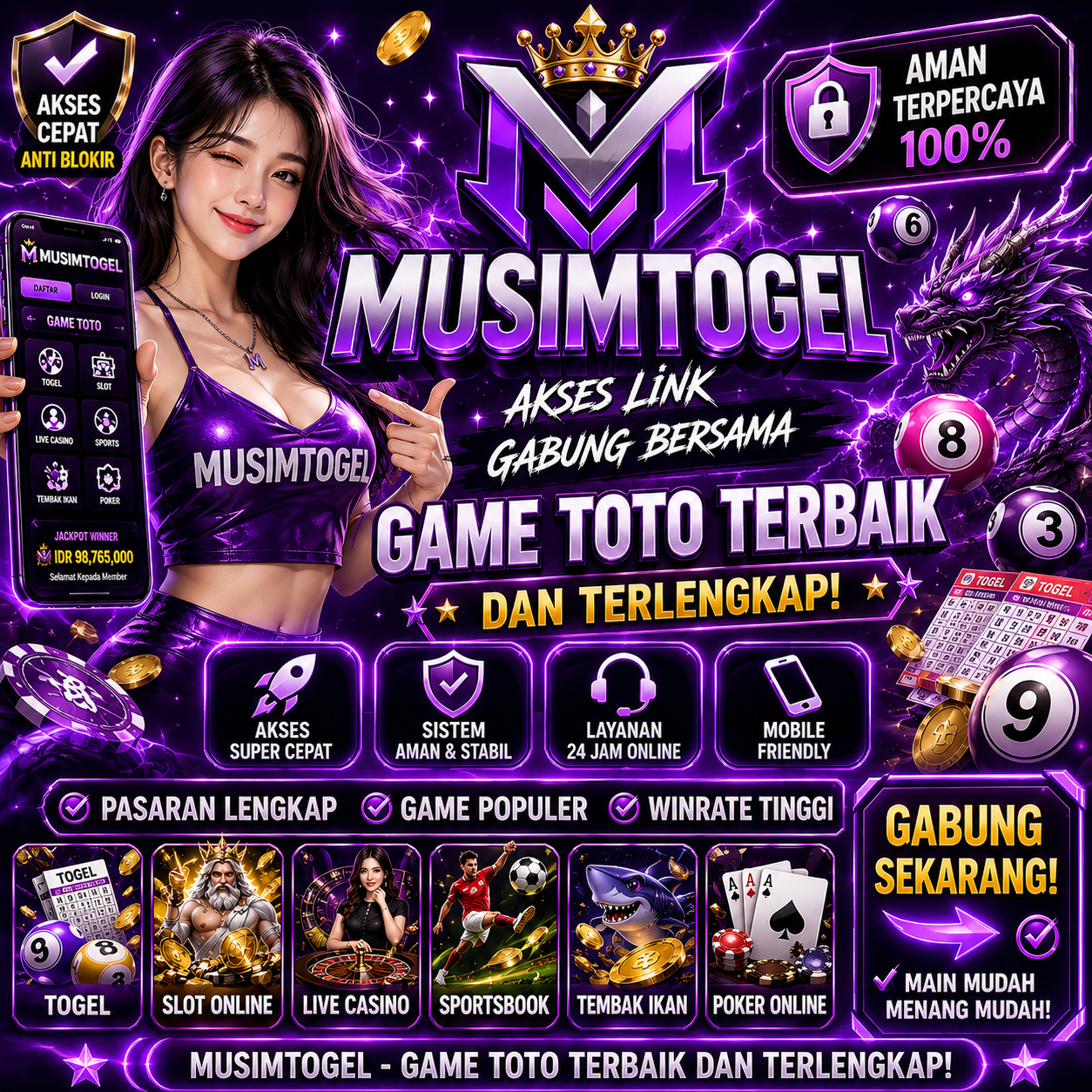 MUSIMTOGEL > Akses Link Gabung Bersama Game Toto Terbaik Dan Terlengkap
