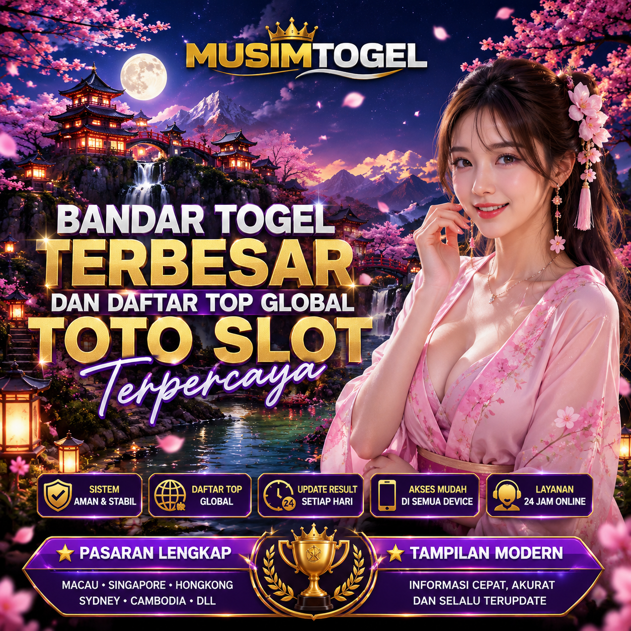 MUSIMTOGEL : Bandar Togel Terbesar Dan Daftar Top Global Toto Slot Terpercaya